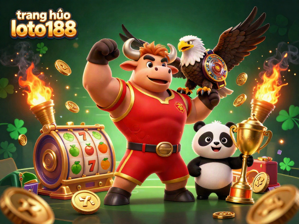 Experience the excitement of gaming at trang chủ loto188 with vibrant characters and slot elements.