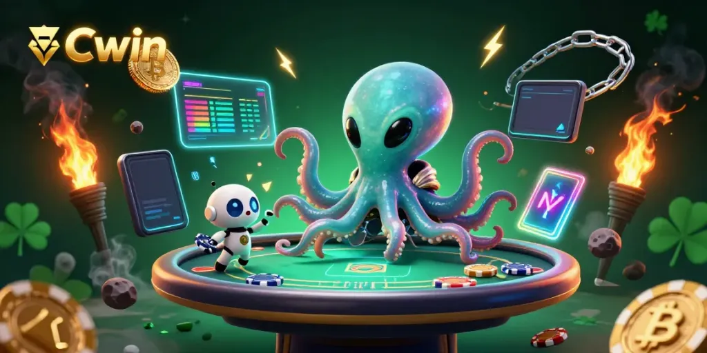 Engage with Cwin’s vibrant 3D casino universe featuring animated characters and dynamic gaming elements.
