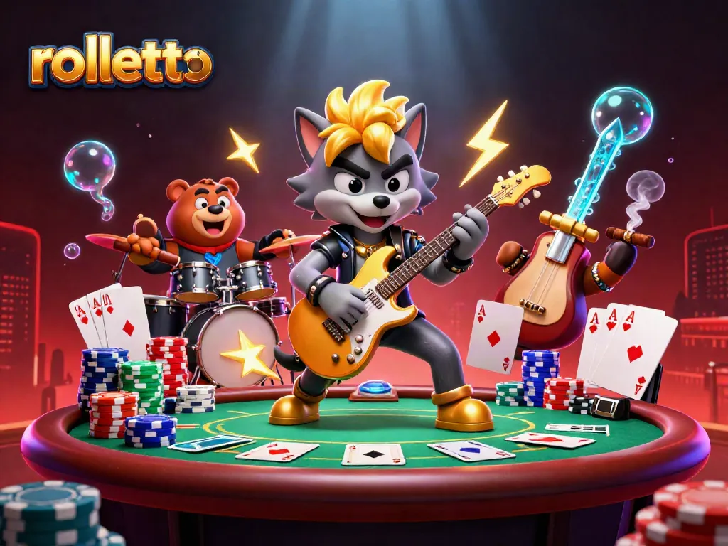 Join the fun at rolletto and experience live action on the casino stage with our vibrant characters.
